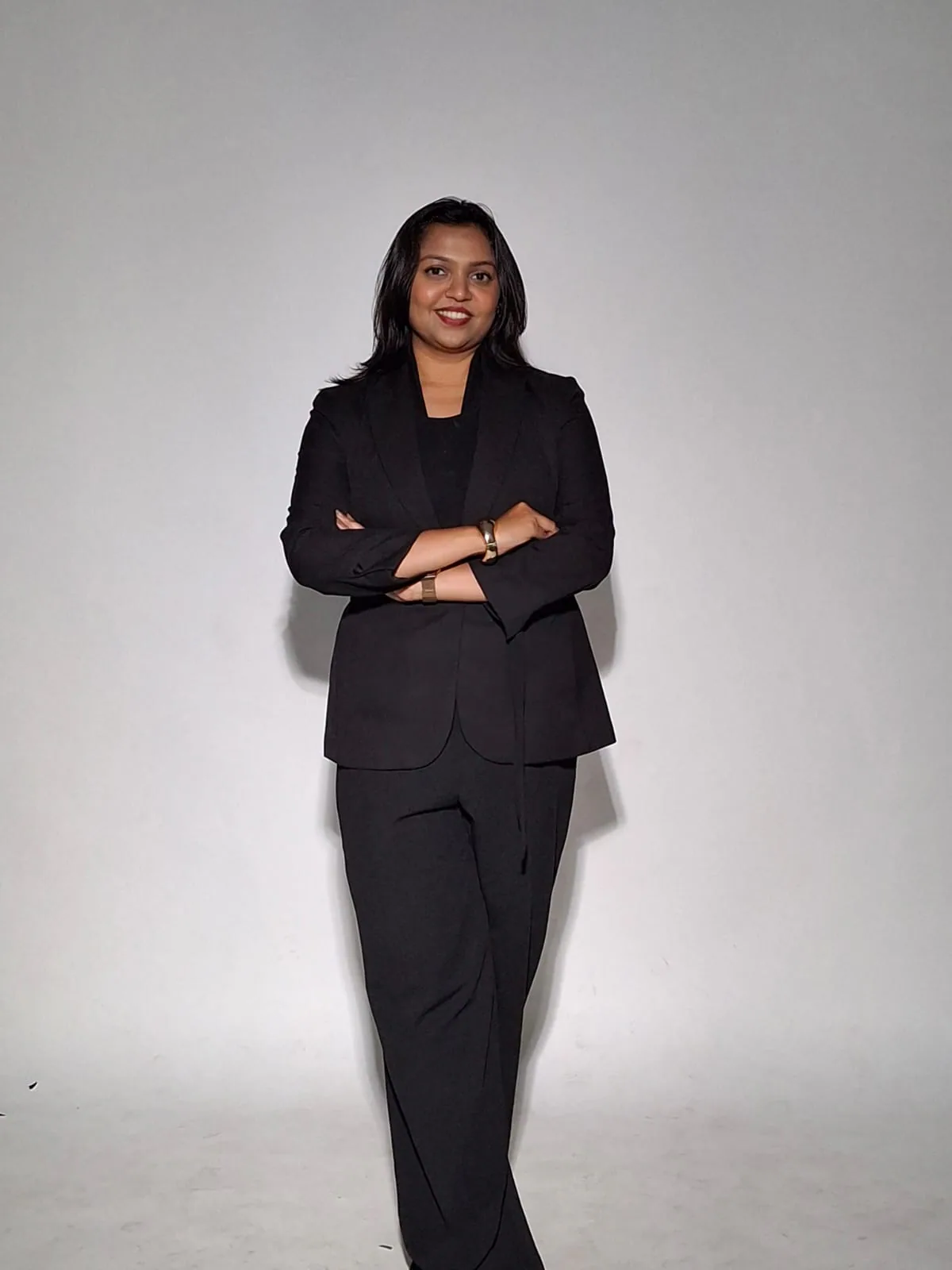 Portrait of fashion designer Janhavi Vivek Rampalliwar
